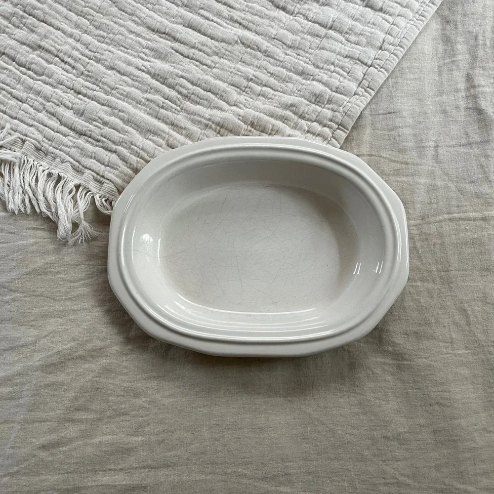 Vintage Pfaltzgraff Heritage Oval Vegetable‎ Serving Bowl White 11